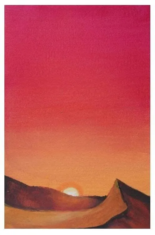 Montañas al atardecer