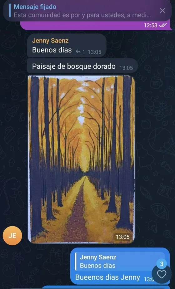 Captura del Club: Jenny comparte su paisaje de bosque dorado