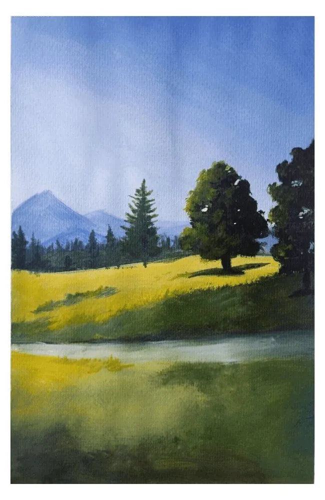 Paisaje ocre